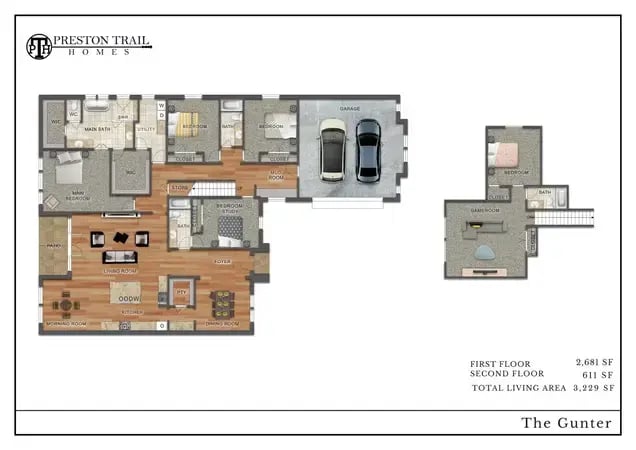 The Gunter Floor Plans